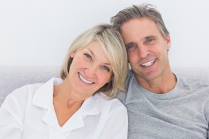 Smiling Middle aged Couple