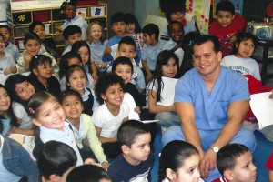 Dr Thanasi with kids